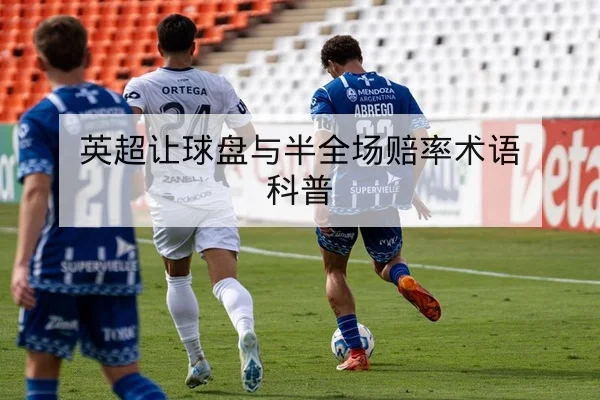 竞彩半全场与让球胜平负盘口术语解读